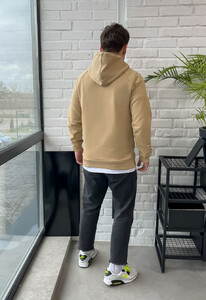 Фото - Повседневное бежевое худи Staff logo beige - Men box