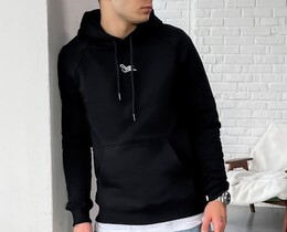 Фото - Брендированное базовое худи Staff logo black - Men box