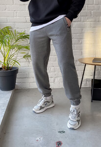 Фото - Спортивные штаны цвета графит Staff mi graphite basic fleece - Men box