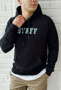 Фото - Худі із брендованим логотипом Staff black logo front - Men box
