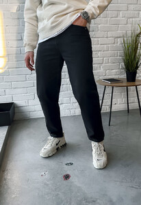 Фото - Повседневные мом джинсы Staff black2 regular mom - Men box