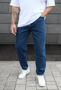 Фото - Чоловічі сині джинси Staff navy regular mom - Men box