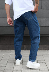 Фото - Чоловічі сині джинси Staff navy regular mom - Men box