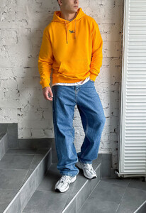 Фото - Яркое желтое худи Staff logo yellow fleece - Men box