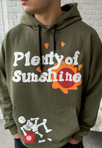 Фото - Оверсайз худи цвета хаки Staff sunshine oversize - Men box