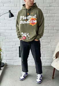 Фото - Оверсайз худи цвета хаки Staff sunshine oversize - Men box
