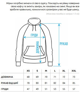 Фото - Патриотическое худи зеленого цвета Staff Ukraine - Men box