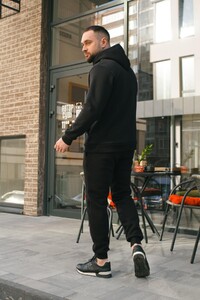 Фото - Мужской теплый костюм Intruder Estate черного цвета - Men box