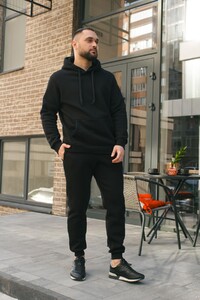 Фото - Мужской теплый костюм Intruder Estate черного цвета - Men box