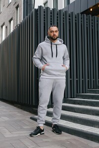 Фото - Зимний костюм от Intruder Estate цвета серый меланж - Men box