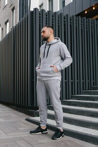 Фото - Зимний костюм от Intruder Estate цвета серый меланж - Men box