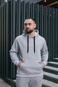 Фото - Зимний костюм от Intruder Estate цвета серый меланж - Men box