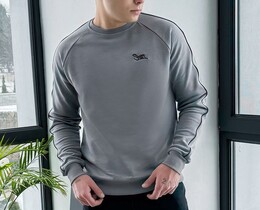 Фото - Мужской серый свитшот Staff kant logo gray - Men box