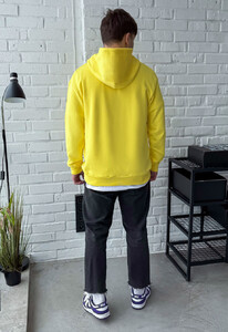 Фото - Желтое худи с логотипом Staff yellow logo - Men box