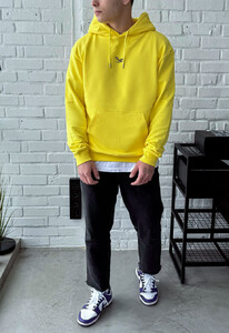 Фото - Желтое худи с логотипом Staff yellow logo - Men box