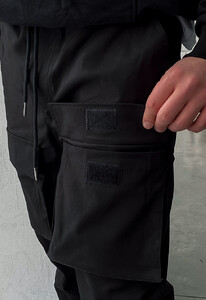 Фото - Мужские штаны карго Staff tu cargo black - Men box