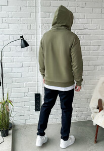 Фото - Худи оливкового цвета Staff olive logo - Men box
