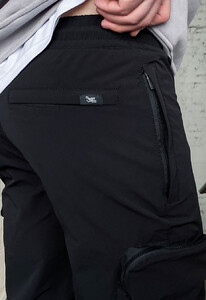 Фото - Повсякденні чорні штани карго Staff cargo sj2 black - Men box