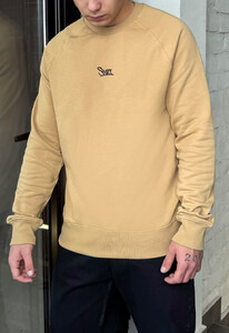 Фото - Повседневный бежевый свитшот Staff beige logo - Men box
