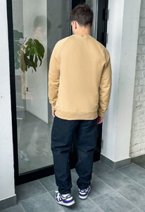 Фото - Повседневный бежевый свитшот Staff beige logo - Men box