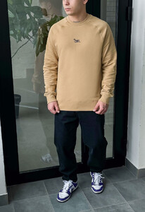 Фото - Повседневный бежевый свитшот Staff beige logo - Men box