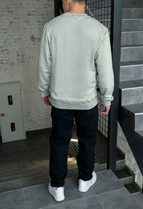 Фото - Серо-оливковый свитшот Staff gray olive basic - Men box