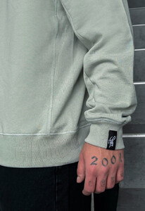 Фото - Серо-оливковый свитшот Staff gray olive basic - Men box