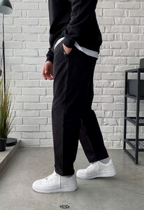 Фото - Универсальные мужские черные штаны Staff ba black - Men box