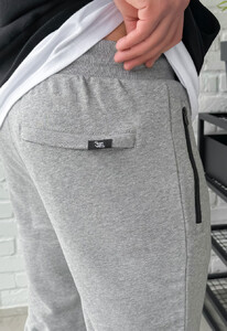 Фото - Сірі меланжеві спортивні штани Staff it gray melange - Men box