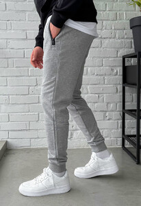 Фото - Сірі меланжеві спортивні штани Staff it gray melange - Men box