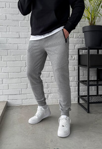 Фото - Сірі меланжеві спортивні штани Staff it gray melange - Men box