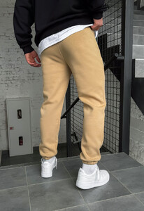 Фото - Зимові базові спортивні штани Staff beige fleece - Men box