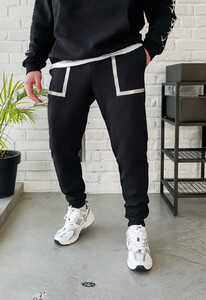 Фото - Молодежные спортивные штаны Staff vo black - Men box