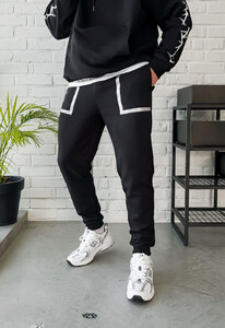 Фото - Молодежные спортивные штаны Staff vo black - Men box