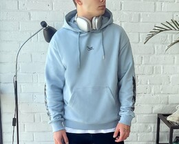 Фото - Худи с патриотическим принтом Staff logo & trees oversize - Men box