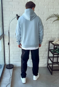 Фото - Худи с патриотическим принтом Staff logo & trees oversize - Men box
