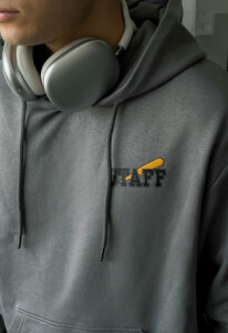 Фото - Сіре оверсайз худі Staff bb oversize - Men box