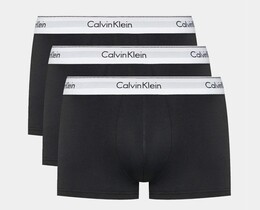 Фото - Мужские трусы боксеры Calvin Klein черного цвета (комплект 3 шт, оригинал) - Men box