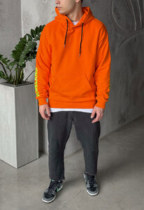 Фото - Яркое оранжевое худи Staff homeland oversize - Men box