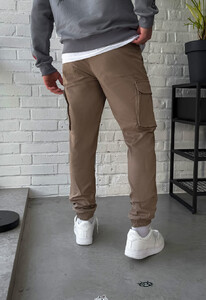 Фото - Светло-коричневые мужские штаны Staff du cargo light brown - Men box