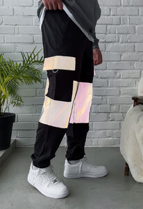 Фото - Молодежные штаны со вставками Staff st black reflective - Men box