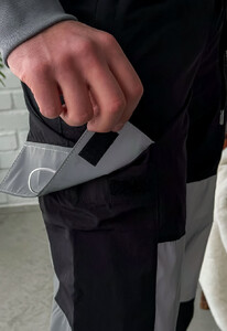 Фото - Молодежные штаны со вставками Staff st black reflective - Men box