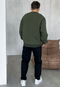 Фото - Повседневный свитшот цвета хаки Staff s khaki oversize - Men box