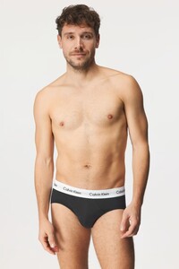 Фото - Мужские хлопковые трусы Calvin Klein черные, комплект 3 шт (оригинал) - Men box