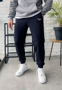 Фото - Мужские темно-синие спортивные штаны Staff navy logo - Men box