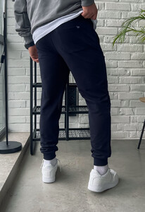 Фото - Мужские темно-синие спортивные штаны Staff navy logo - Men box