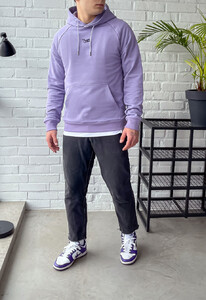 Фото - Унісекс худі фіолетового кольору Staff logo violet - Men box