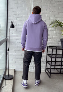 Фото - Унісекс худі фіолетового кольору Staff logo violet - Men box
