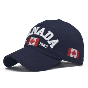 Фото - Міська бейсболка Narason темно-синя з лого Canada - Men box