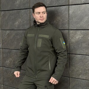 Фото - Куртка з липучками від Pobedov Shadow кольору хакі - Men box